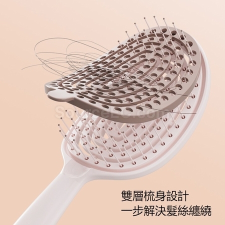 Customization Fluffy Massage Air Cushion Self-Cleaning Hair Brush Corporate Gifts