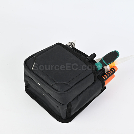 Customization PU Imitation Leather Multifunctional Storage Portable Tool Waist Bag Corporate Gifts