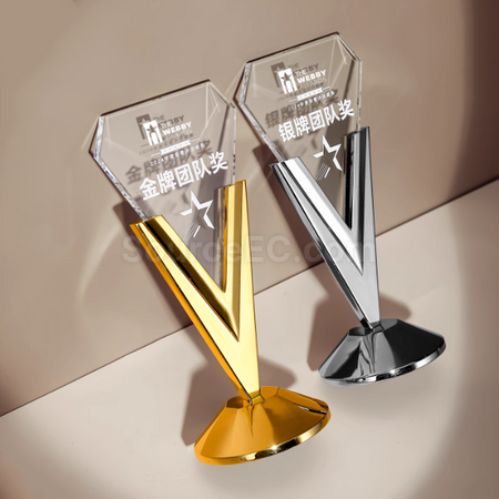 Customization Metal Crystal Trophy Corporate Gifts
