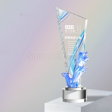 Customization Gradient Crystal Trophy Corporate Gifts