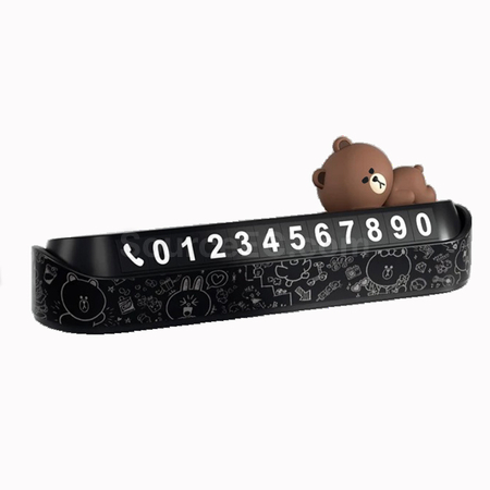 Customization Customized PVC 3D Doll Car Moving Number Plate Corporate Gifts
