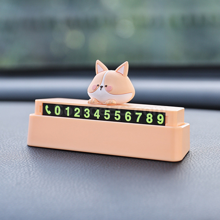 Customization Customized PVC 3D Doll Car Moving Number Plate Corporate Gifts