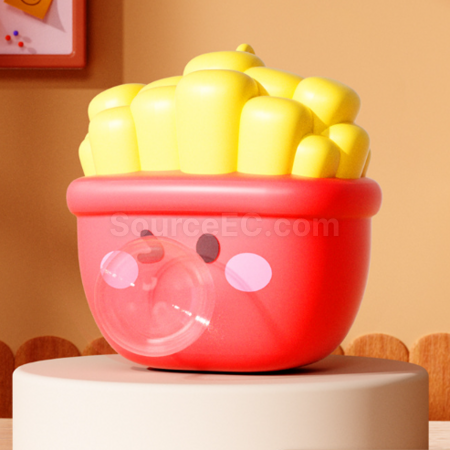 Customization Hamburger and French fries squeeze toy for stress relief Corporate Gifts