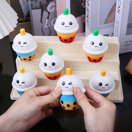 Customization Milk Tea Cup Stress Ball Corporate Gifts