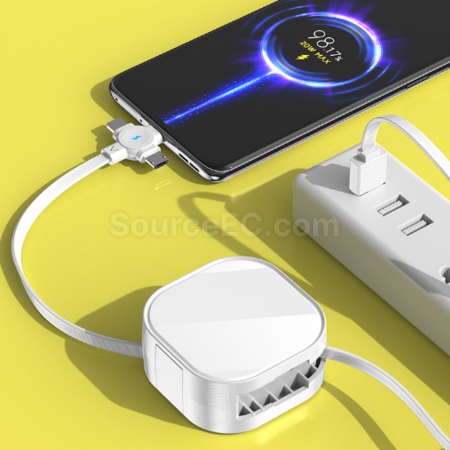 Customization Retractable storage stand three-in-one data cable Corporate Gifts