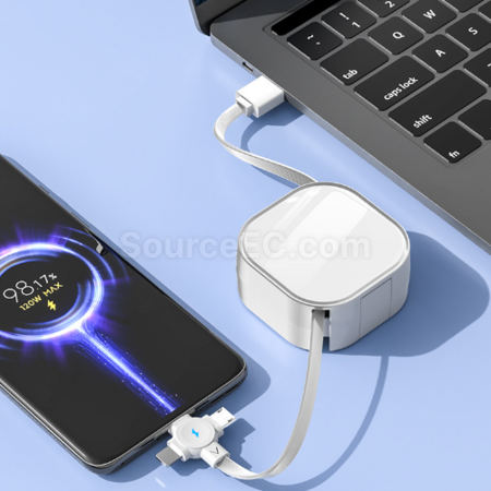 Customization Retractable storage stand three-in-one data cable Corporate Gifts