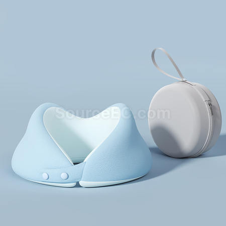 Customization Foldable Storage Memory Cotton Neck Pillow Corporate Gifts