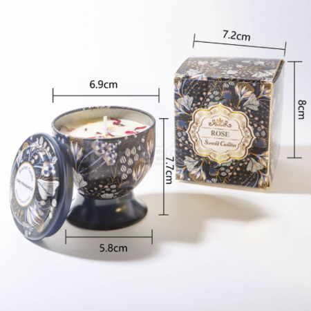 Customization Goblet with dried flower scented candle (can be made into a gift box) Corporate Gifts