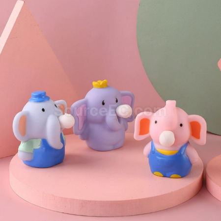 Customization Little Elephant Stress-Relief Bubble-Popping Squishy Toy Corporate Gifts