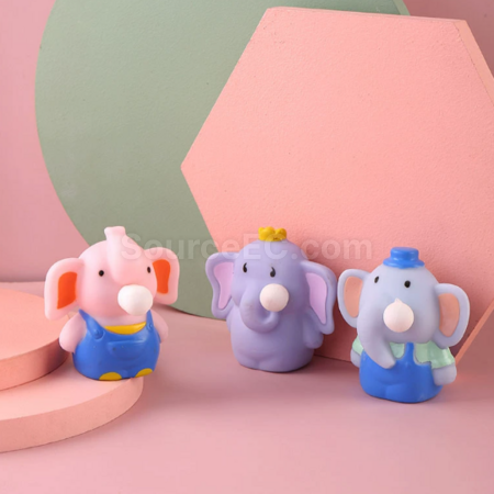 Customization Little Elephant Stress-Relief Bubble-Popping Squishy Toy Corporate Gifts
