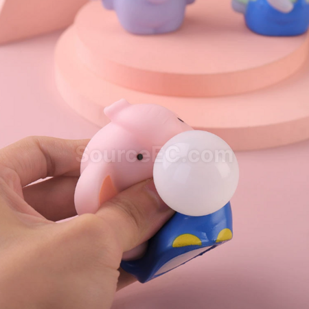 Customization Little Elephant Stress-Relief Bubble-Popping Squishy Toy Corporate Gifts