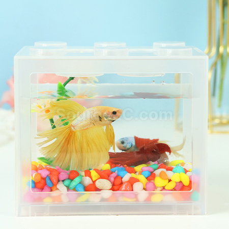 Customization Douyu Building Block Fish Tank Corporate Gifts