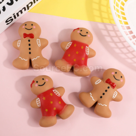 Customization Gingerbread man slow rebound stress-relief squeeze toy Corporate Gifts