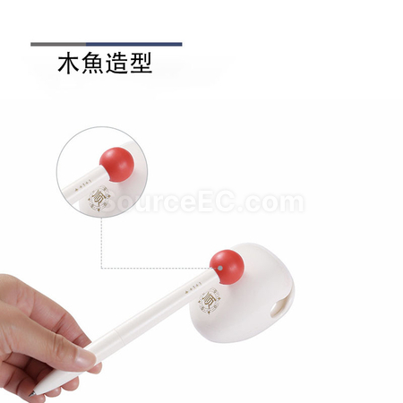 Customization Stress-relief wooden fish pen Corporate Gifts