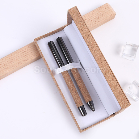 Customization Cork Pen Gift Set Corporate Gifts