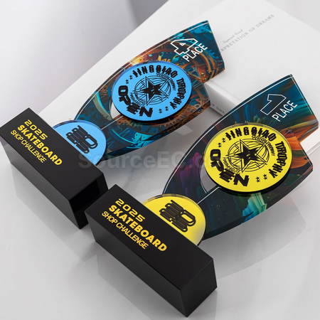 Customization Mirror Crystal Trophy Corporate Gifts