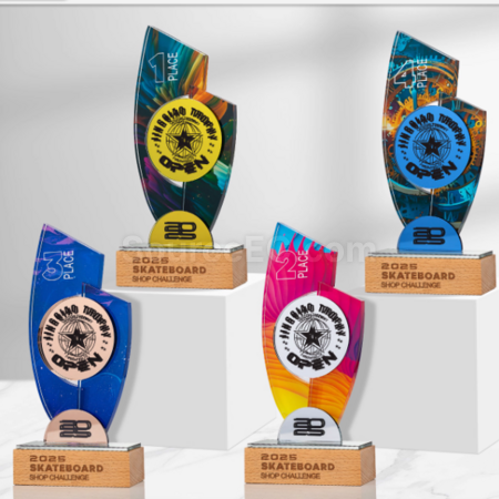 Customization Mirror Crystal Trophy Corporate Gifts