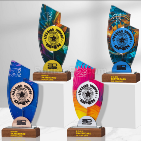 Customization Mirror Crystal Trophy Corporate Gifts