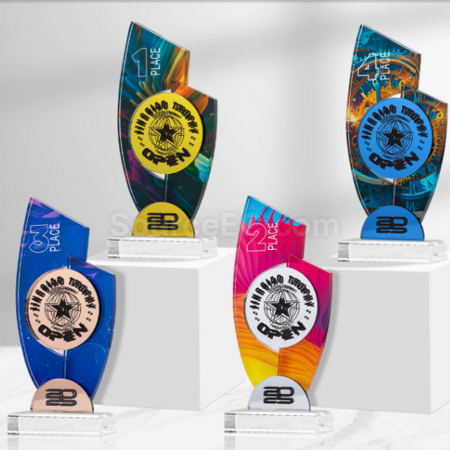 Customization Mirror Crystal Trophy Corporate Gifts