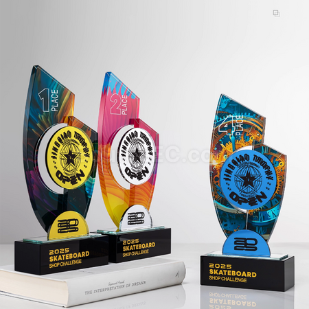 Customization Mirror Crystal Trophy Corporate Gifts
