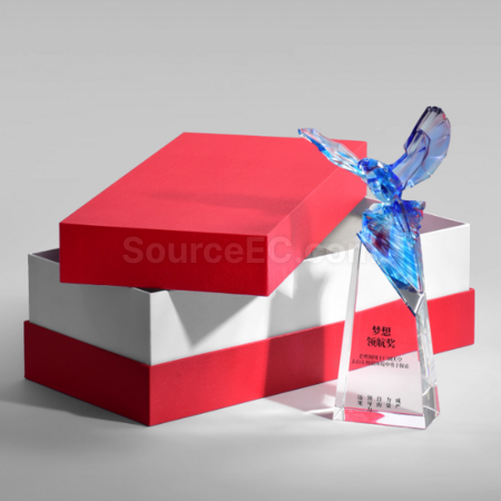 Customization Eagle Crystal Trophy Corporate Gifts