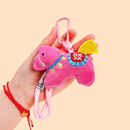 Customization Cute Horse Pendant Keychain Corporate Gifts