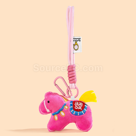 Customization Cute Horse Pendant Keychain Corporate Gifts