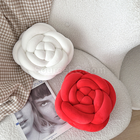 Customization Knitted Rose Cushion Corporate Gifts
