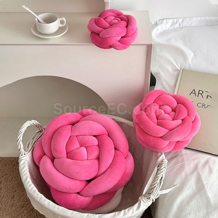 Customization Knitted Rose Cushion Corporate Gifts