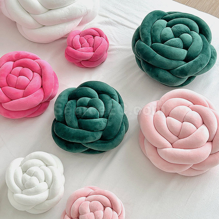 Customization Knitted Rose Cushion Corporate Gifts