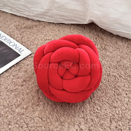 Customization Knitted Rose Cushion Corporate Gifts