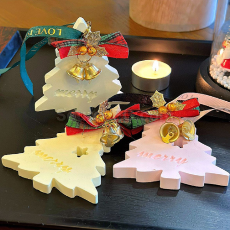 Customization Christmas Gypsum Aromatherapy Tablet Corporate Gifts