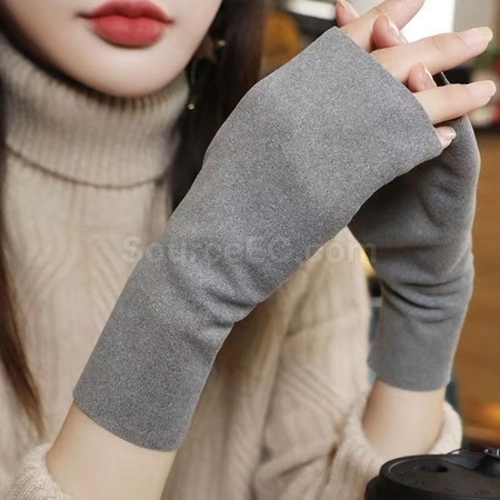 Customization Velvet Half-finger Gloves Corporate Gifts