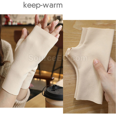 Customization Velvet Half-finger Gloves Corporate Gifts