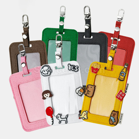 Felt card holder