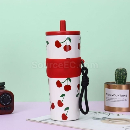 Customization Large-Capacity Portable Thermos With  Stainless Steel/Ceramic Inner Liner Corporate Gifts