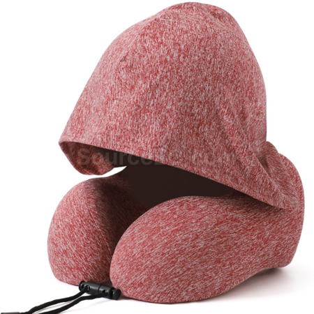 Customization Hooded neck-protecting U-shaped pillow Corporate Gifts