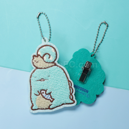 Customization Custom-shaped felt embroidery pendants Corporate Gifts