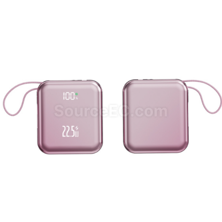 Customization 3c Self-contained Cable Fast Charging Power Bank Corporate Gifts