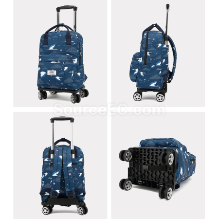 Customization  Lightweight Folding Trolley Backpack Corporate Gifts