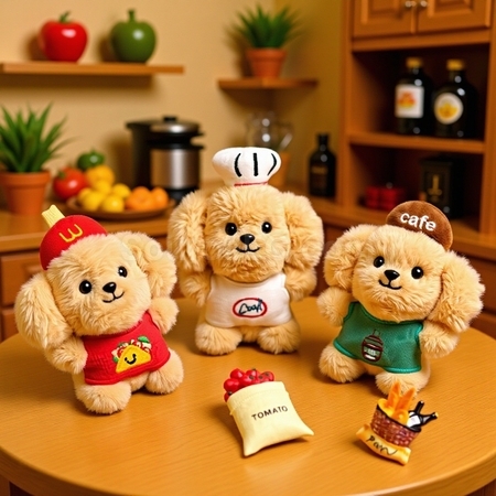 Customization Puppy plush doll pendant Corporate Gifts