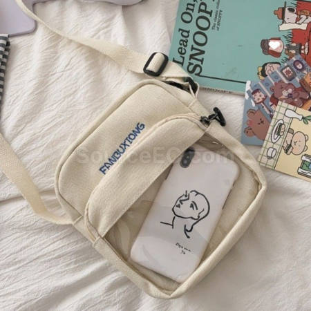 Customization Transparent crossbody badge pain bag storage bag Corporate Gifts
