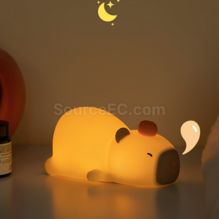 Customization Papa Capybara Patting Night Light Corporate Gifts