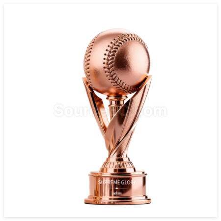 Customization Metal Baseball Trophy Corporate Gifts