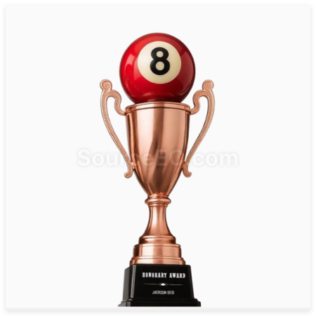 Customization Metal Billiards Trophy Corporate Gifts