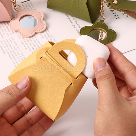 Customization Creative Makeup Mirror Earphone Bag Keychain Corporate Gifts
