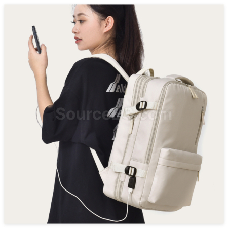 Customization Large Capacity Expandable Lightweight Travel Backpack Corporate Gifts