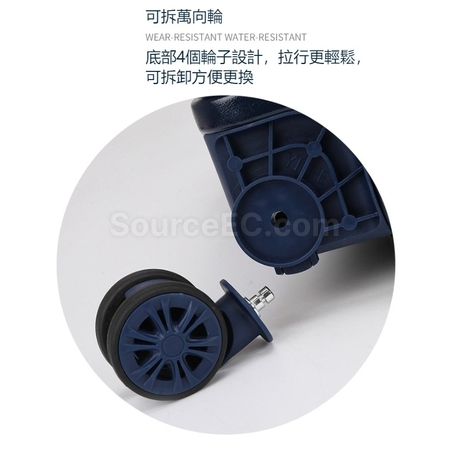 Customization Large Capacity Wheeled Travel Luggage Storage Bag Corporate Gifts