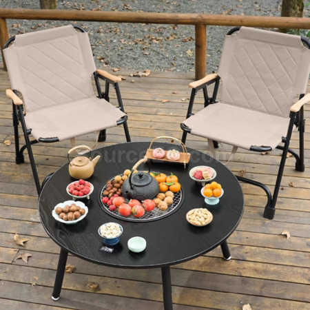 Customization Outdoor Folding Padded Camping Beach Chair Corporate Gifts