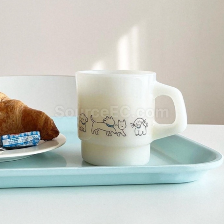Customization Creative glass coffee cup Corporate Gifts